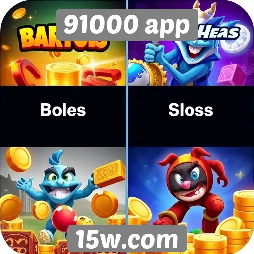 Comparativo de jogos populares no 91000 app